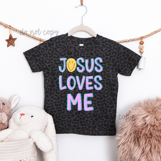 Jesus loves me - pink