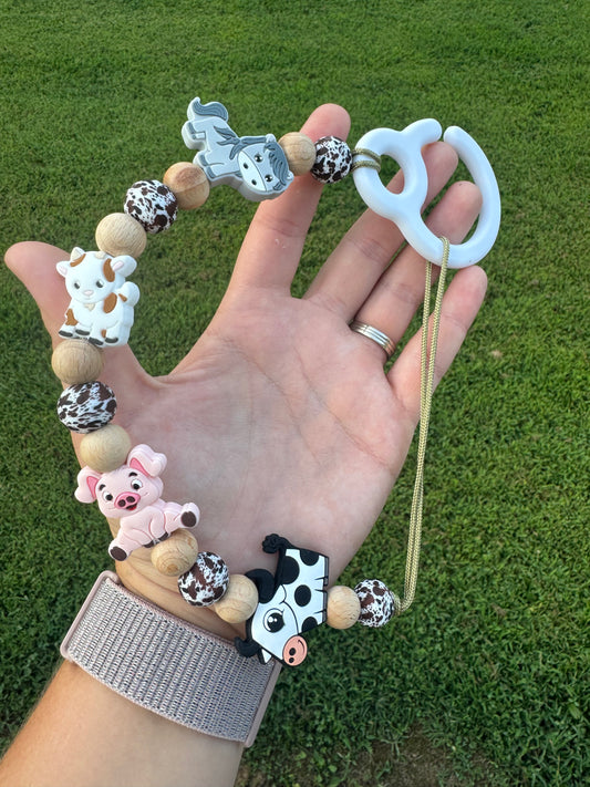 Farm Animal Stroller Clip