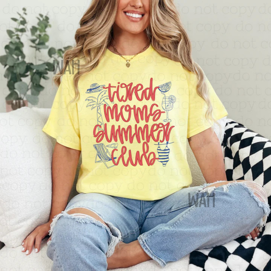 Tired mom summer club