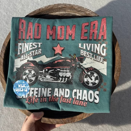 Rad Mom Era - leave shirt color in comments at checkout