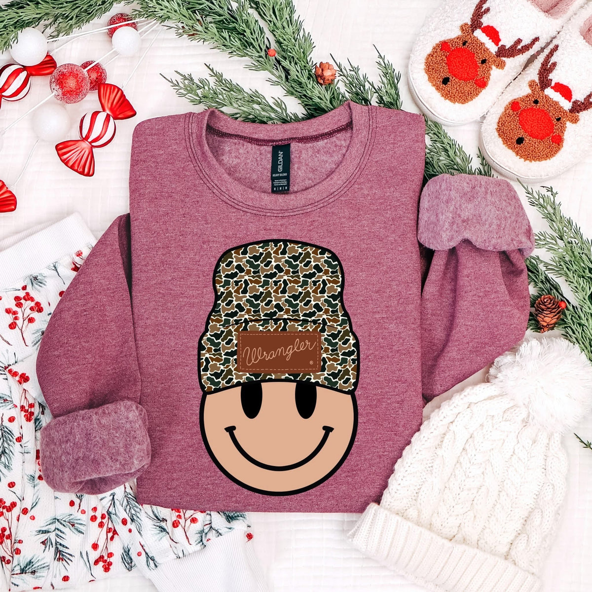 Smile Camo Hat