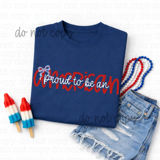 Proud to be an American