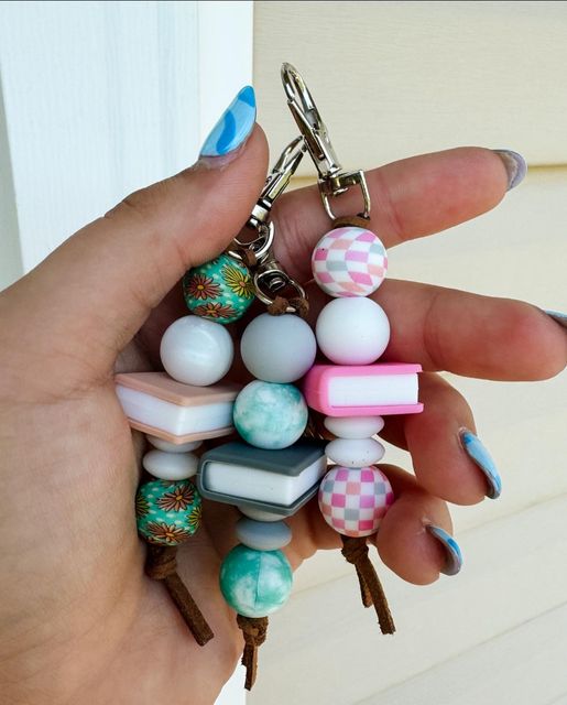 Mini book keychains