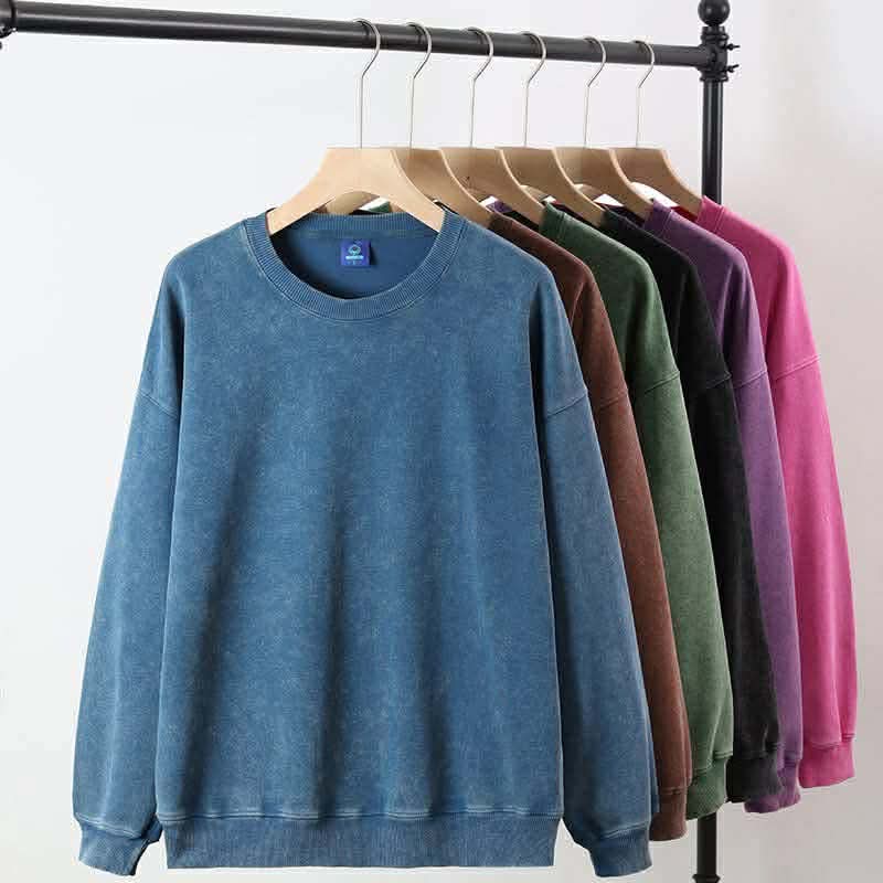 Acid Wash Crewneck