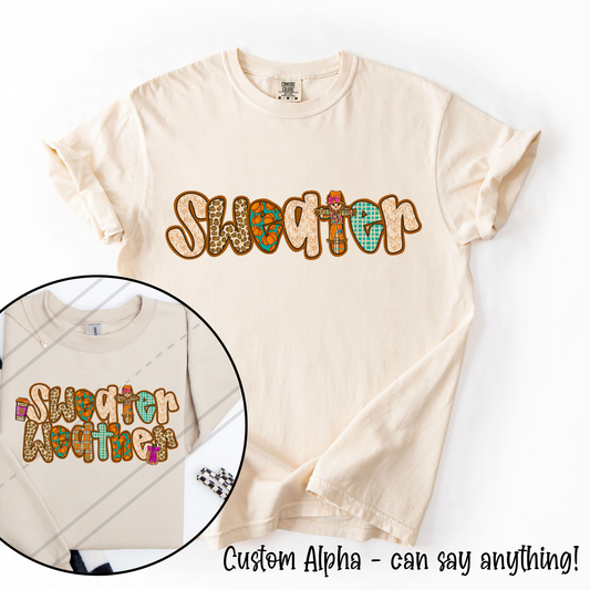 Sweater Custom Alpha Tee