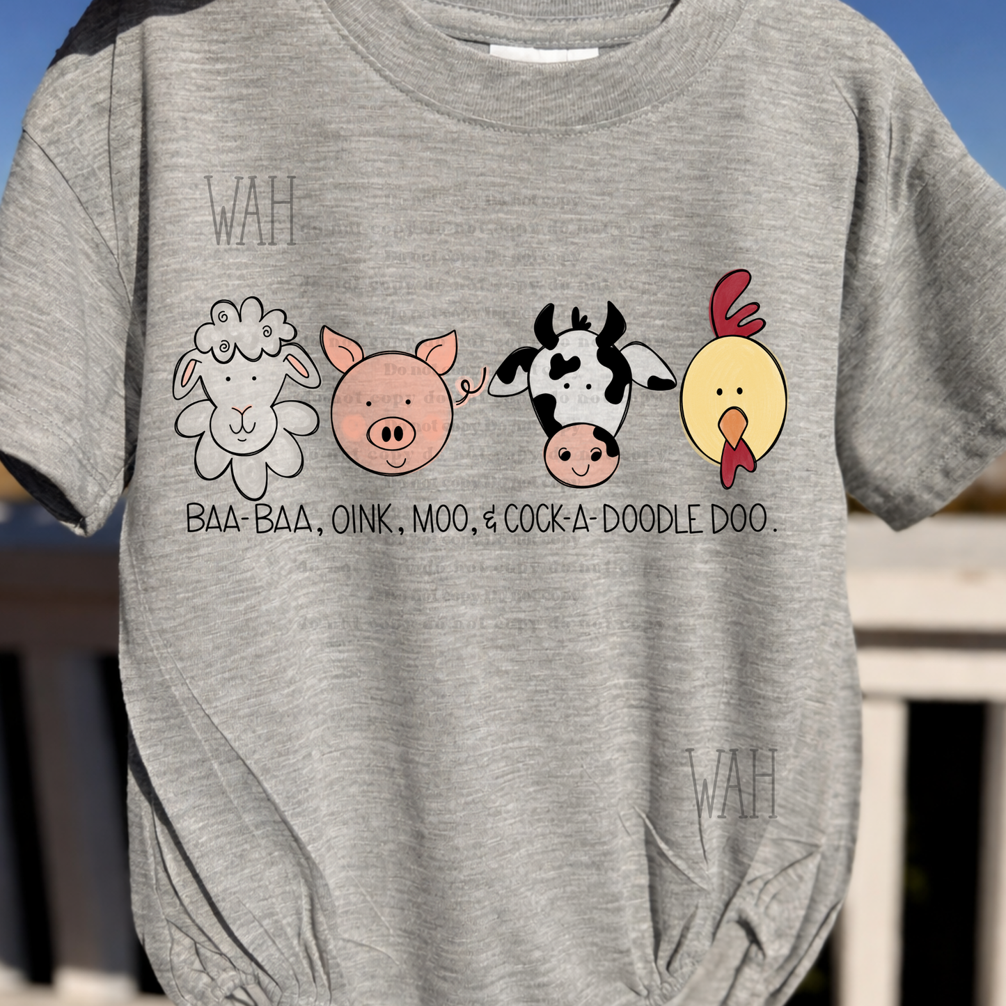 Baa Oink Moo Cock a Doodle Doo