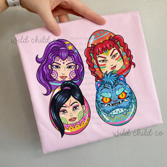 Hunter Eggs - leave shirt color in comments at checkout