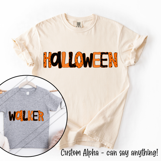 Halloween Custom Alpha Tee