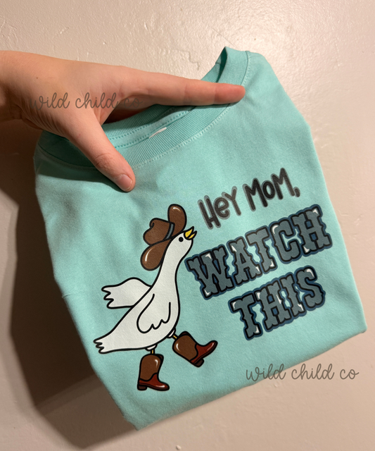 Watch This - leave shirt color in comments at checkout