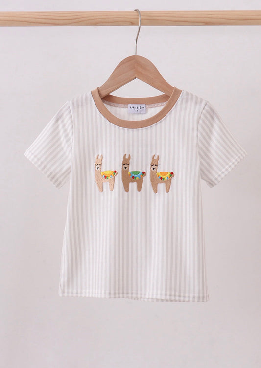 Brown Alpaca Embroider Top