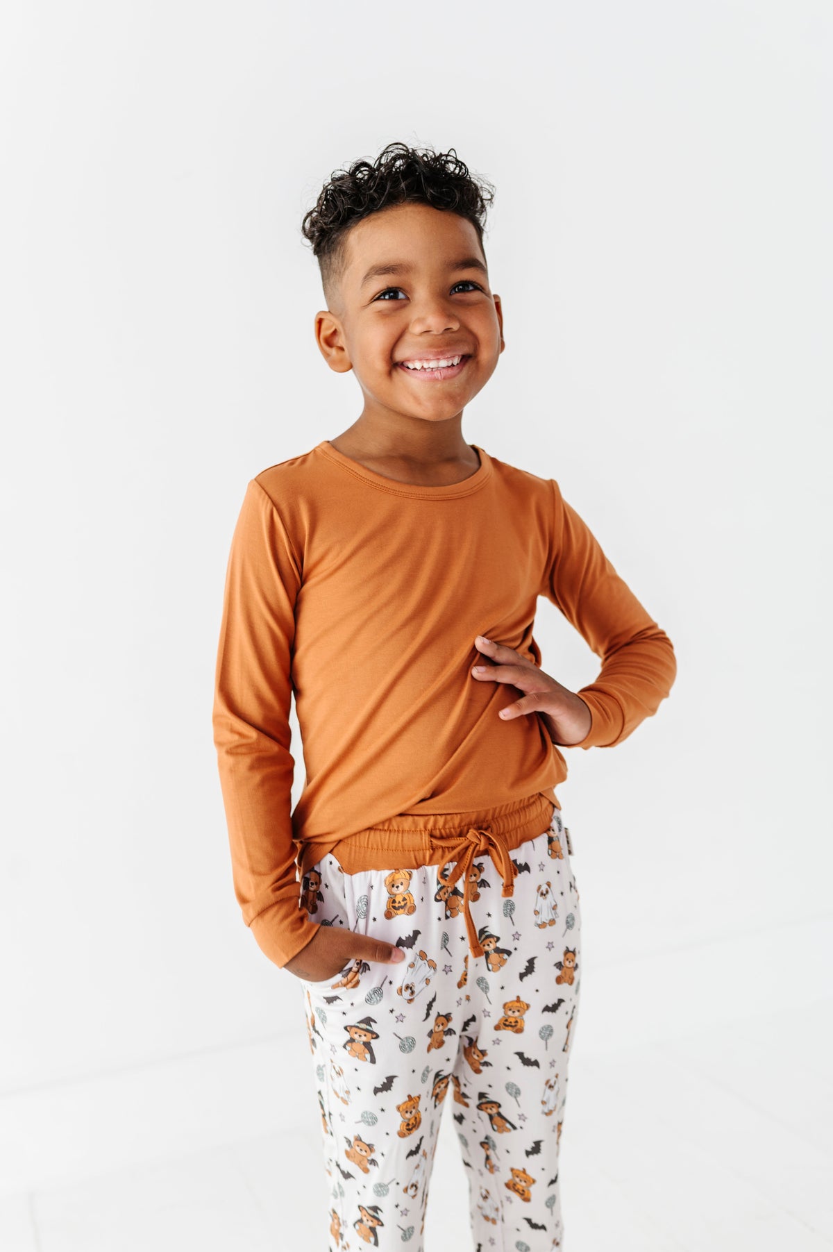 Boo Bear Bash Long Sleeve Jogger Set (EST SHIP TIME 1-2 WEEK)