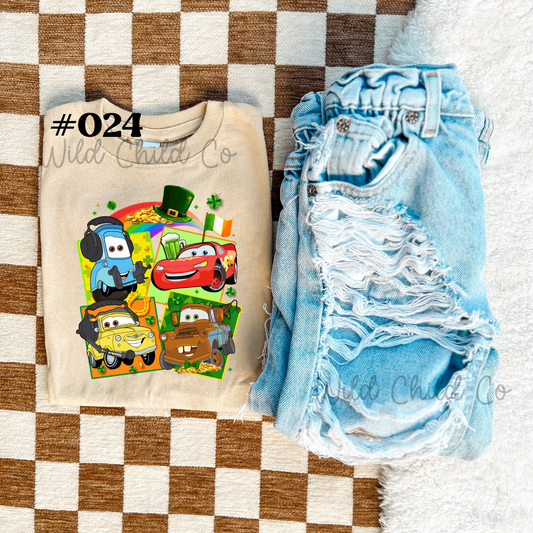 Lucky Car - leave shirt color in comments at checkout