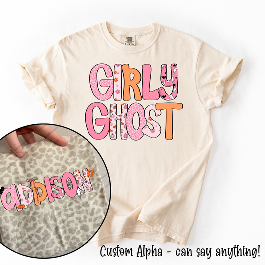 Girly Ghost Custom Alpha Tee