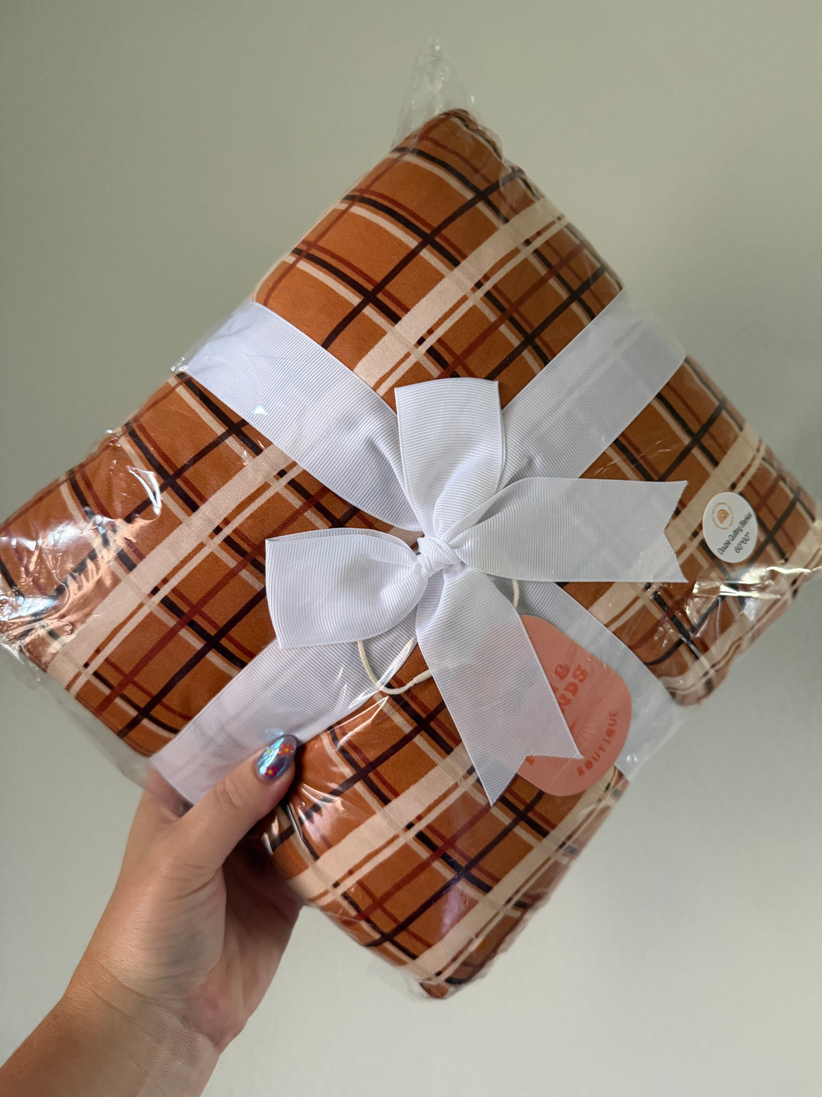 Harvest Plaid Cloud Quilted Blanket
