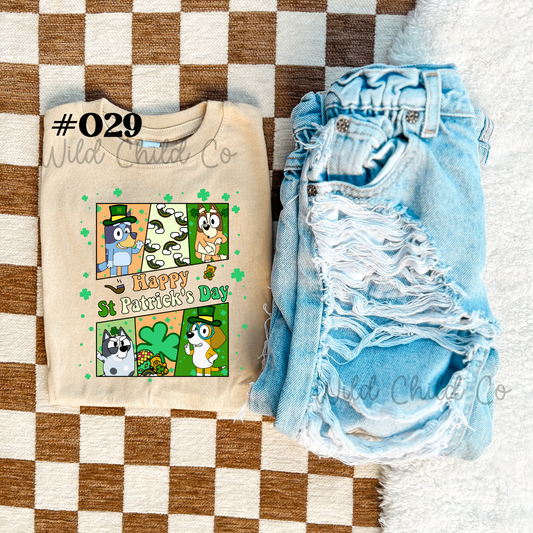 Lucky Dogs - leave shirt color in comments at checkout