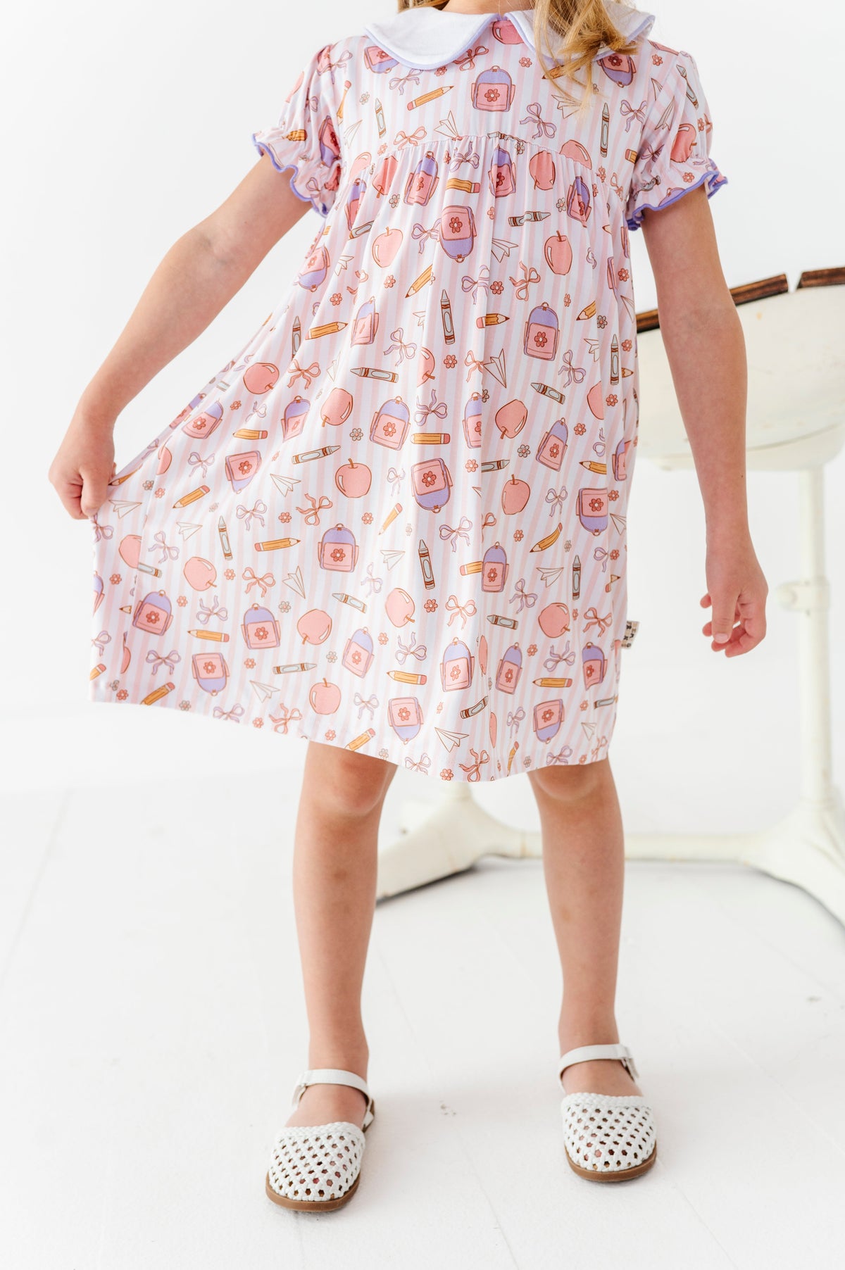 First Bell Blooms Collared Dress