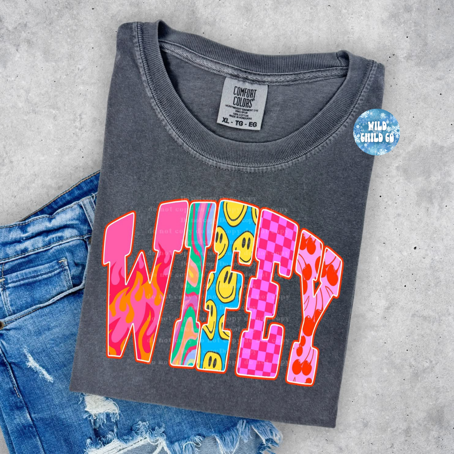 Retro Wifey - leave shirt color in comments at checkout