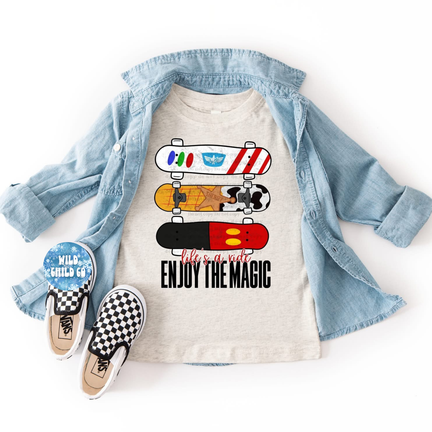 Enjoy the Magic - leave shirt color in comments at checkout