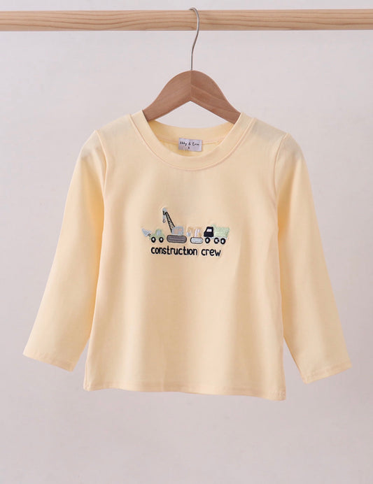 Beige Construction Top