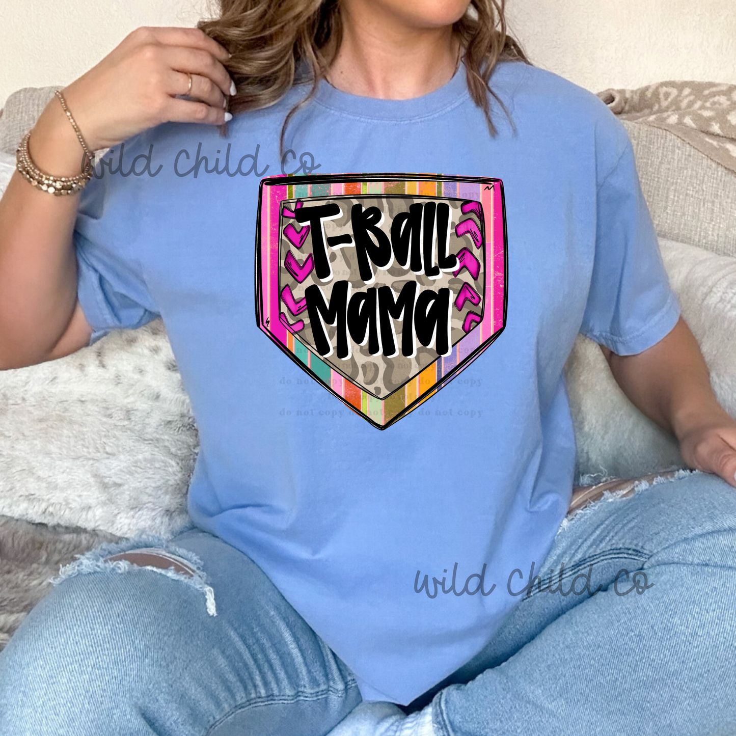 TBall Mama  - leave shirt color in comments at checkout