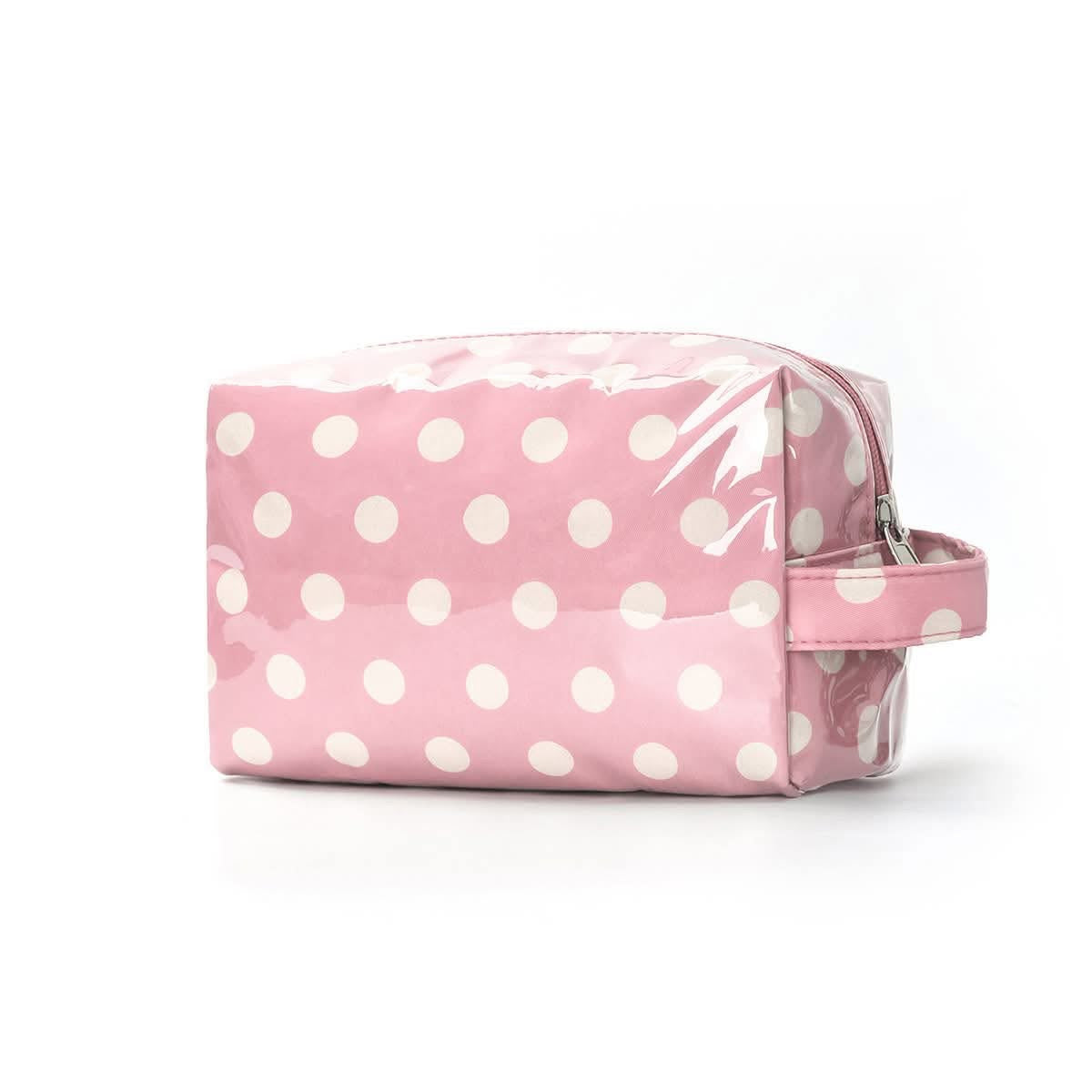 Polka Dot PVC Waterproof Makeup Bag