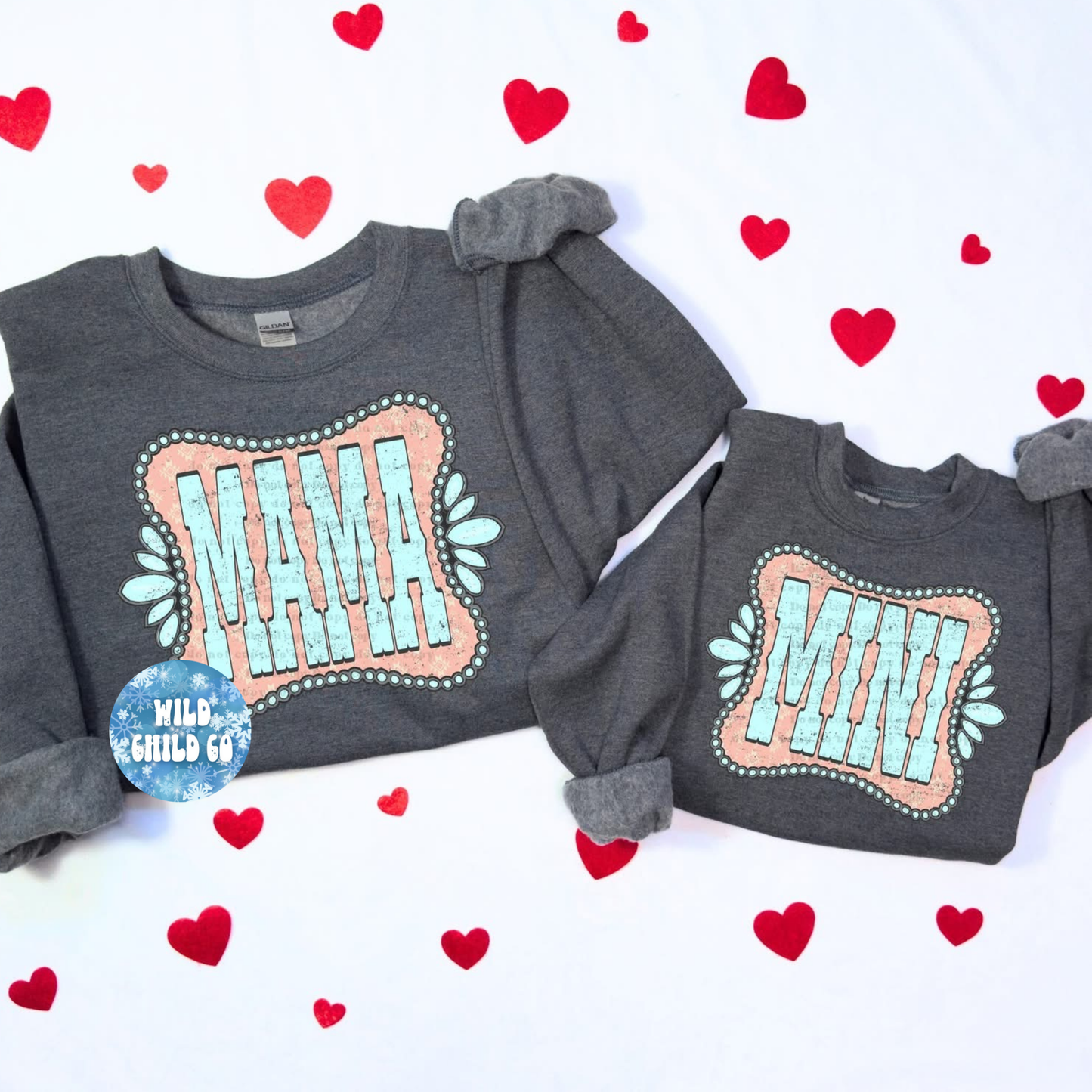 Turquoise Matching - leave shirt color in comments at checkout