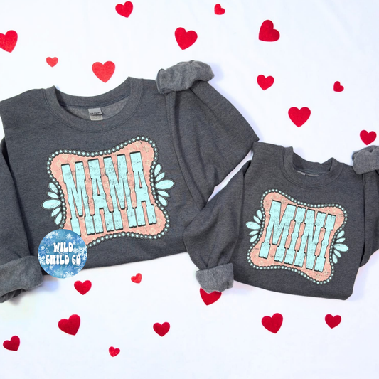 Turquoise Matching - leave shirt color in comments at checkout