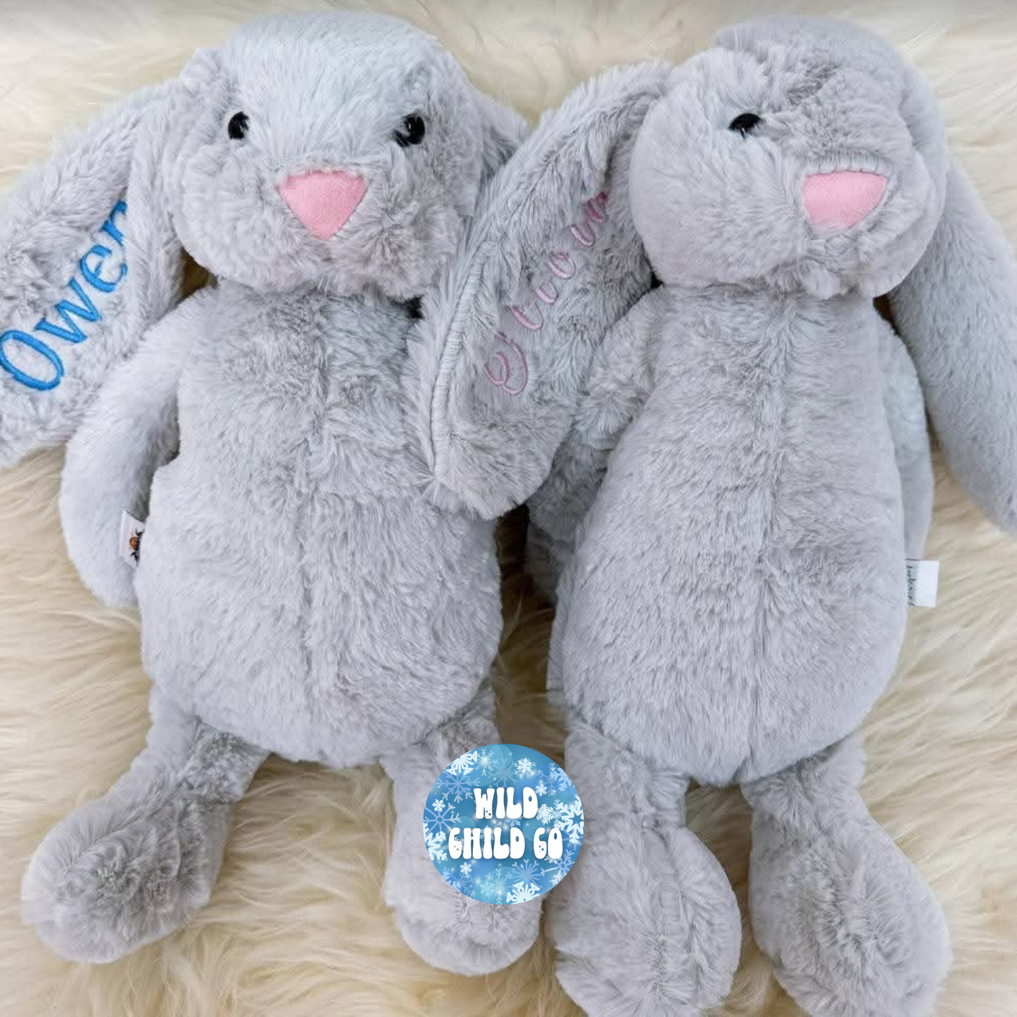 Embroidered Name Bunny