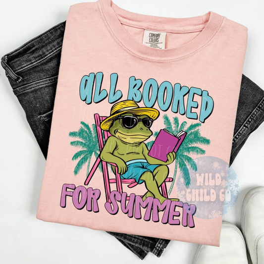 Booked for Summer - leave shirt color in comments at checkout