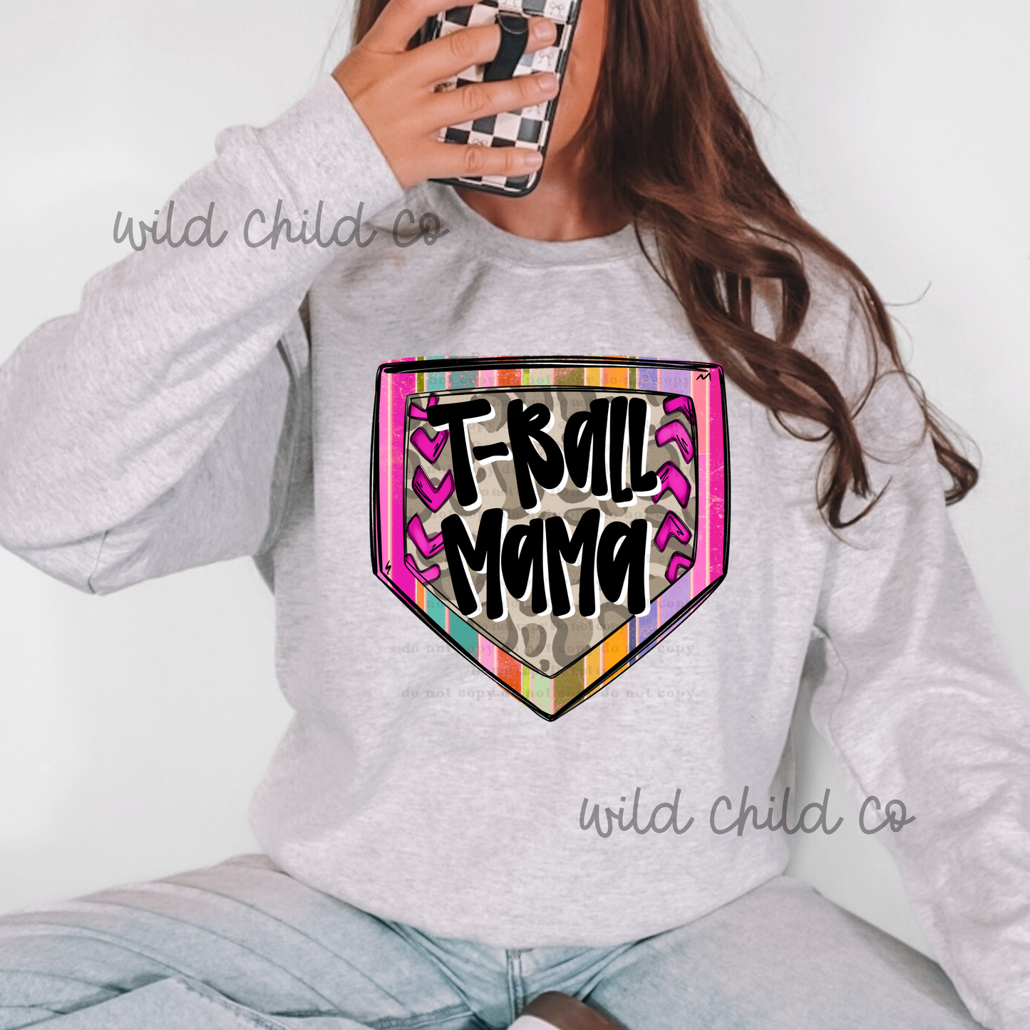 TBall Mama  - leave shirt color in comments at checkout