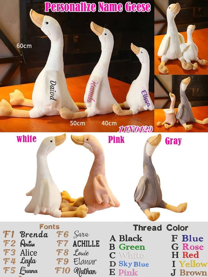 Name Goose Plush