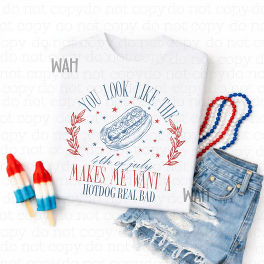 You look like the Fourth of July