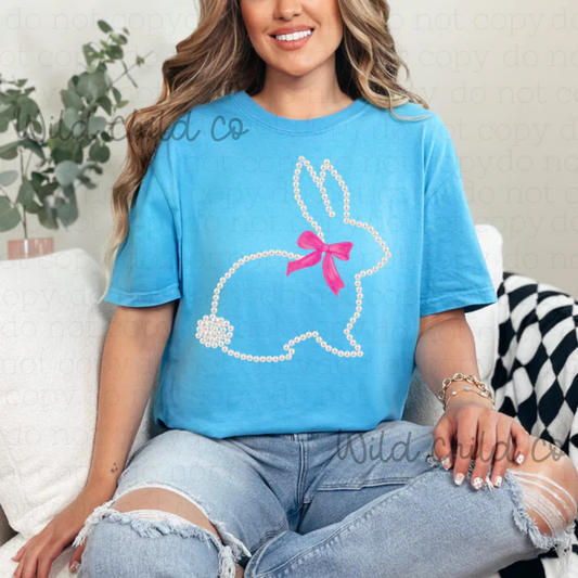 Pearly Bunny- leave shirt color in comments at checkout
