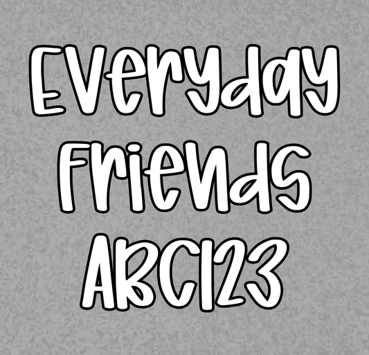 ABC123 | EVERYDAY FRIENDS | KID STYLES