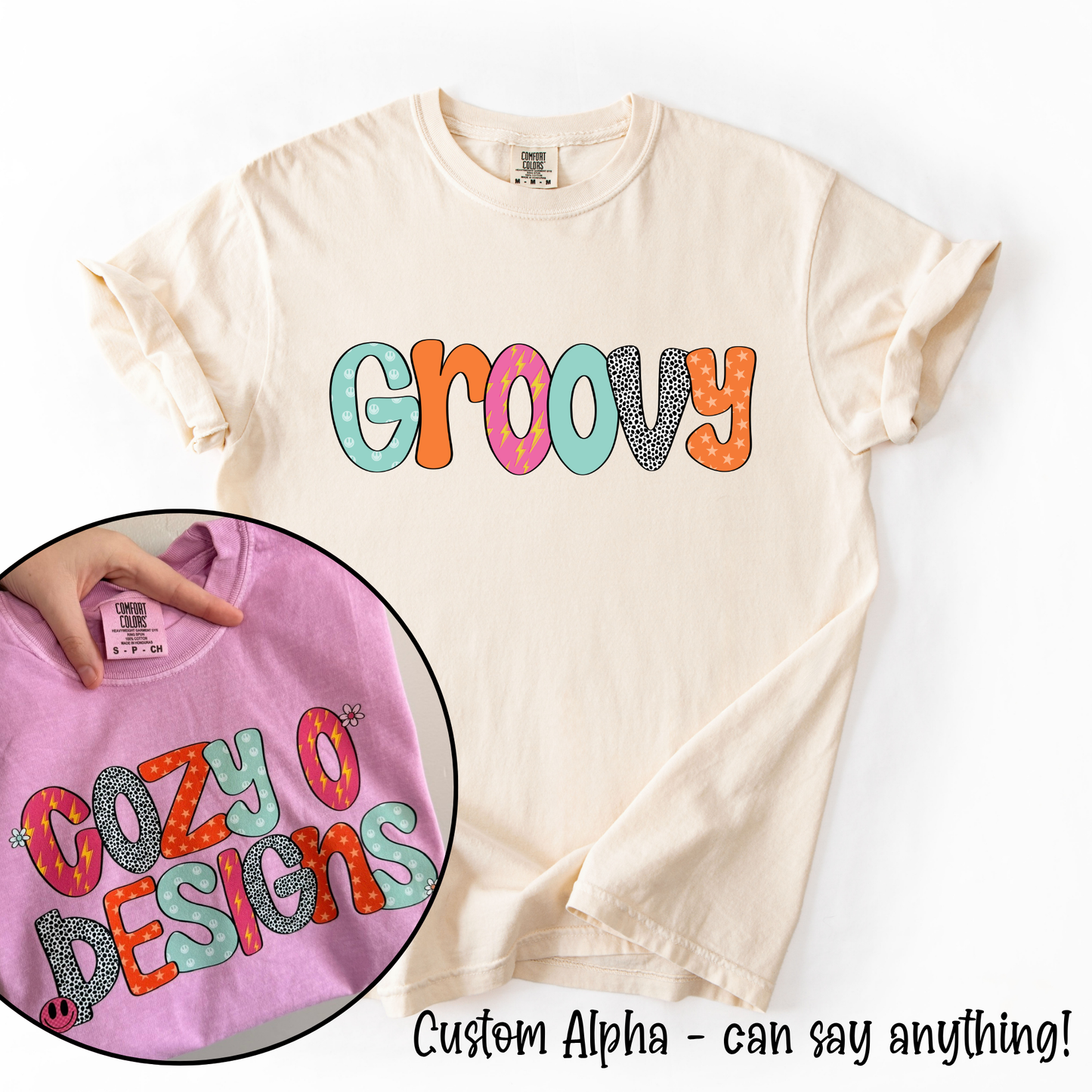 Groovy Custom Alpha Tee