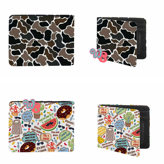 Men's Custom Print Wallets
