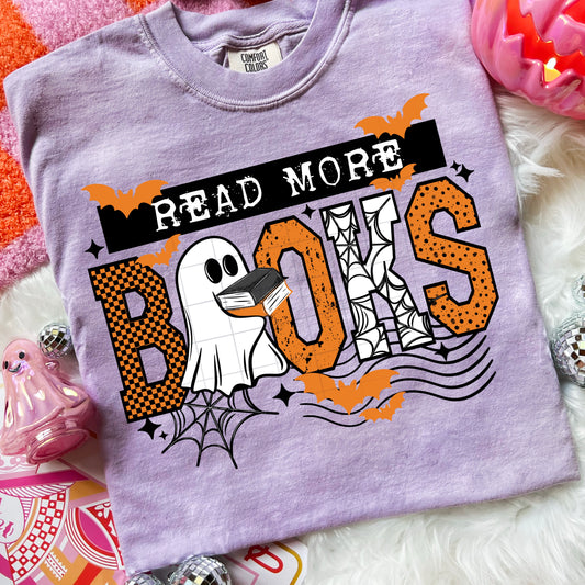 Booooooks - leave shirt color in comments at checkout