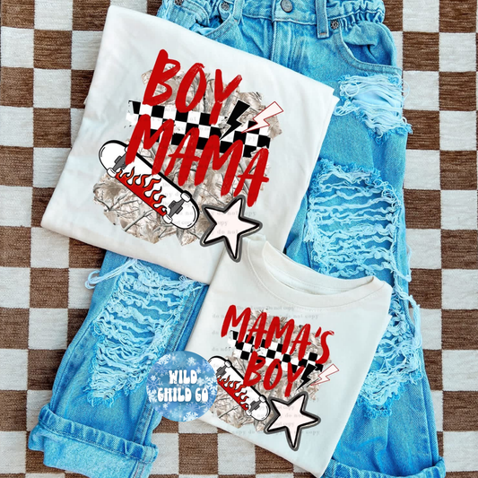 Red Boy - leave shirt color in comments at checkout