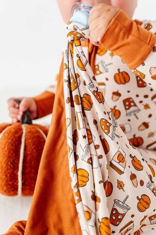 Pumpkin Spice Paci Lovey