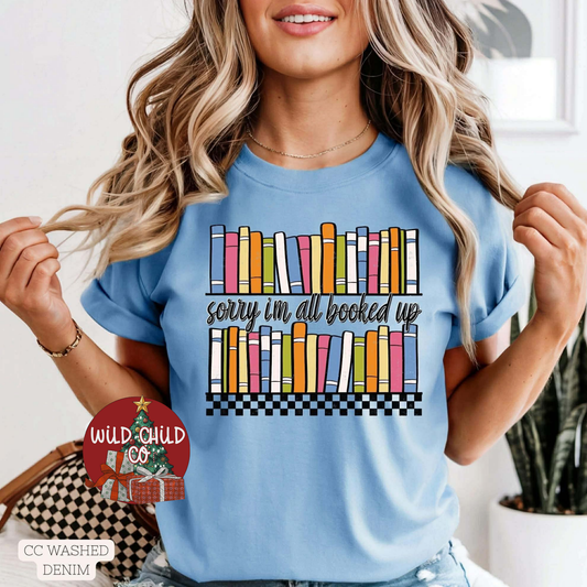 Sorry all Booked - leave shirt color in comments at checkout