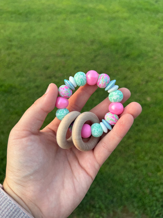 Floral Rattle Ring