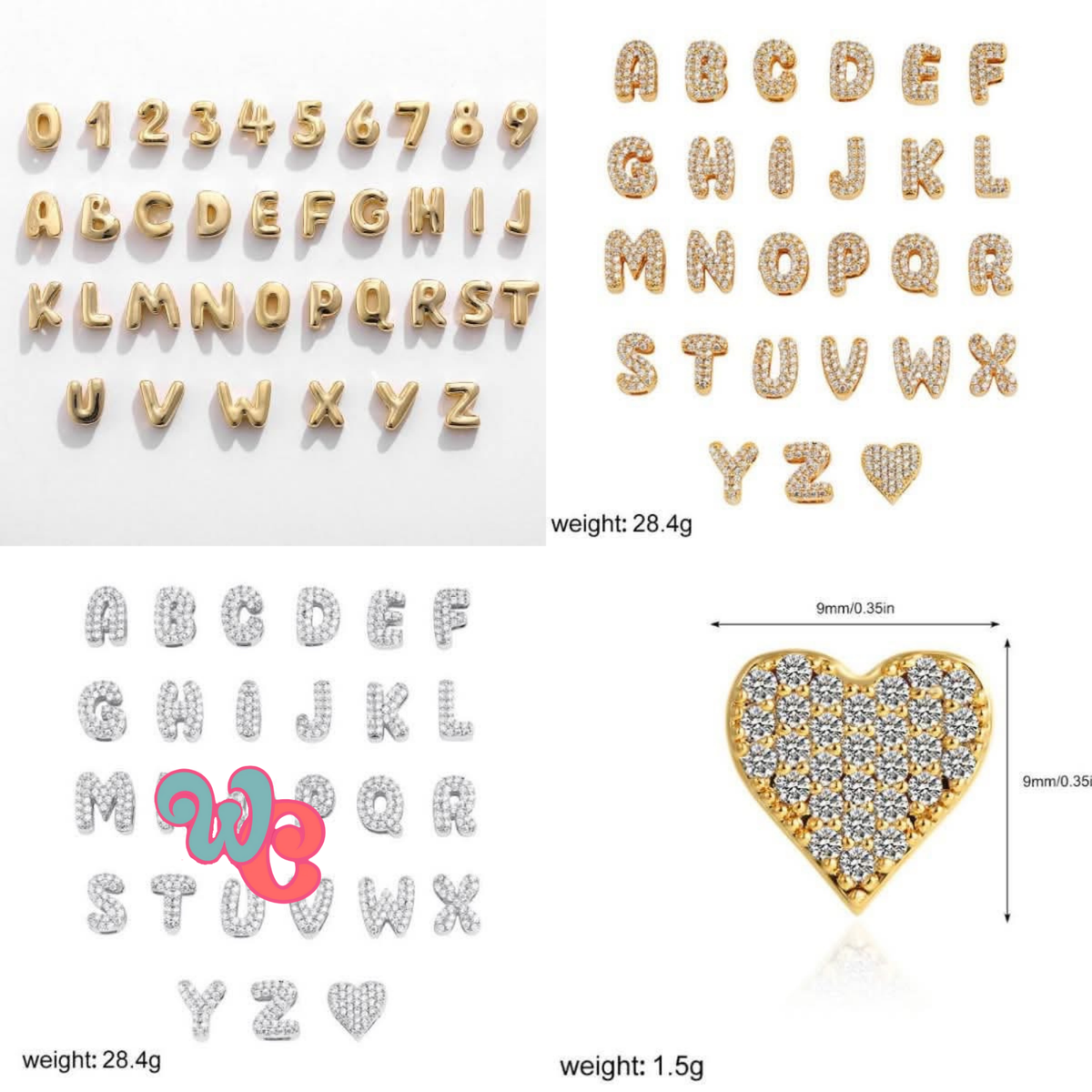 Bubble Letter Necklace