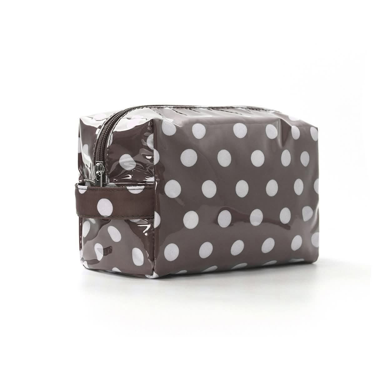 Polka Dot PVC Waterproof Makeup Bag