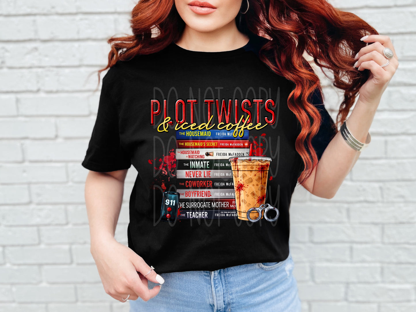 Plot Twists - leave shirt color in comments at checkout