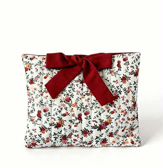 Quilted Bow Tie Bag/Book Cover