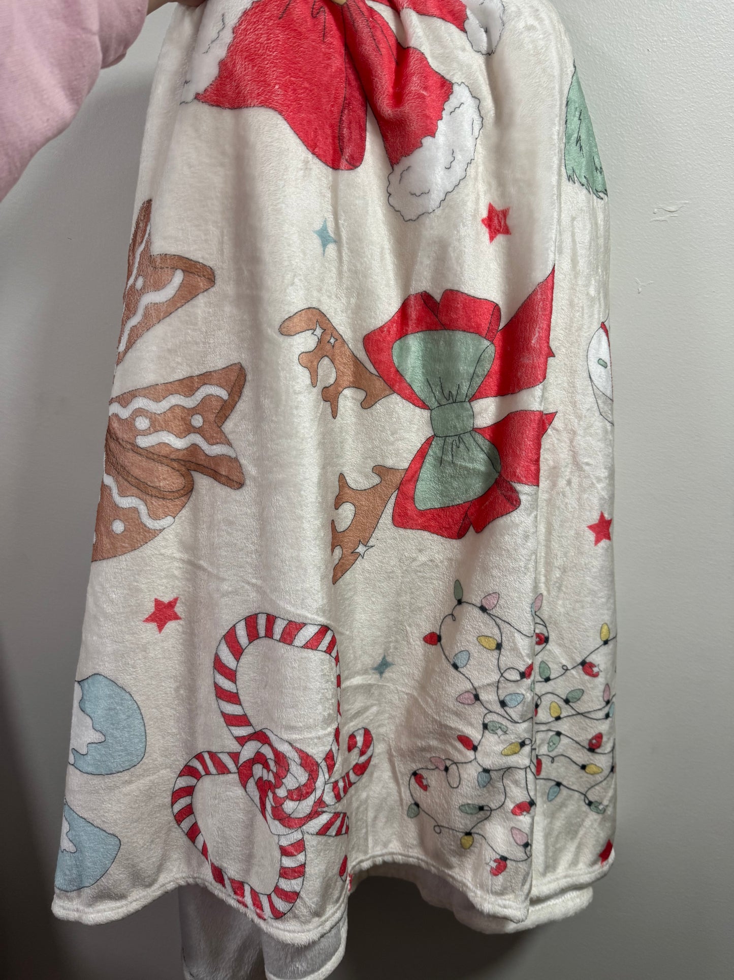 Winter Bows 50x60 Blanket