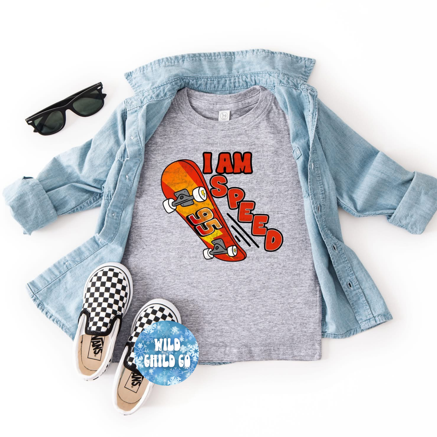 I am Speed - leave shirt color in comments at checkout