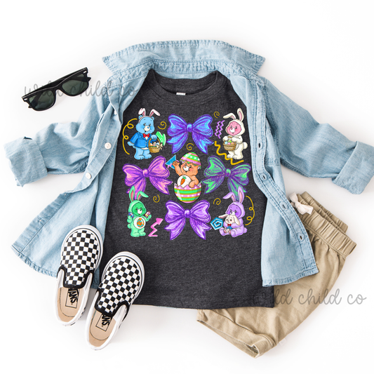 Bears Bows'- leave shirt color in comments at checkout