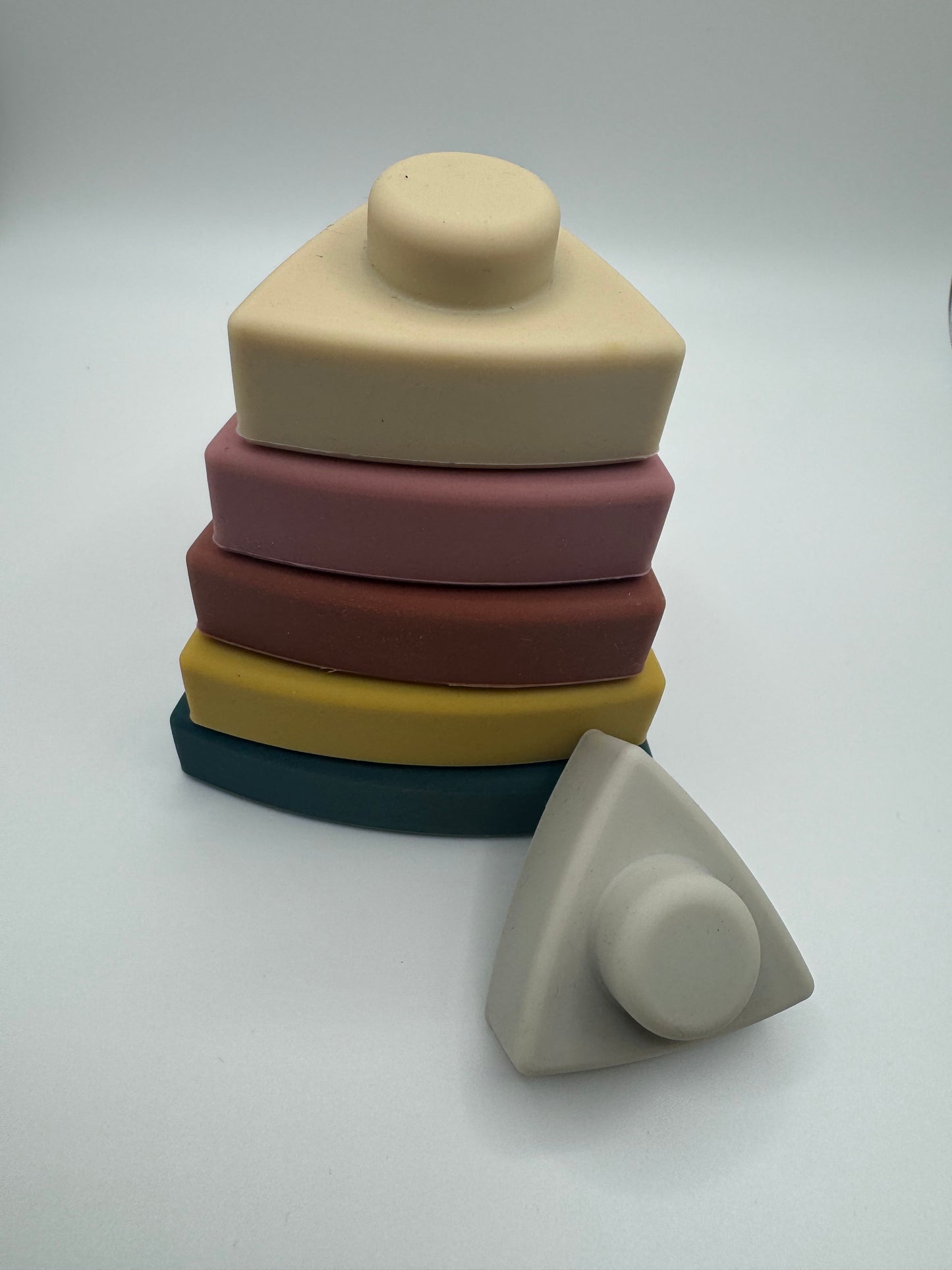 Triangle Stacker - muted colors