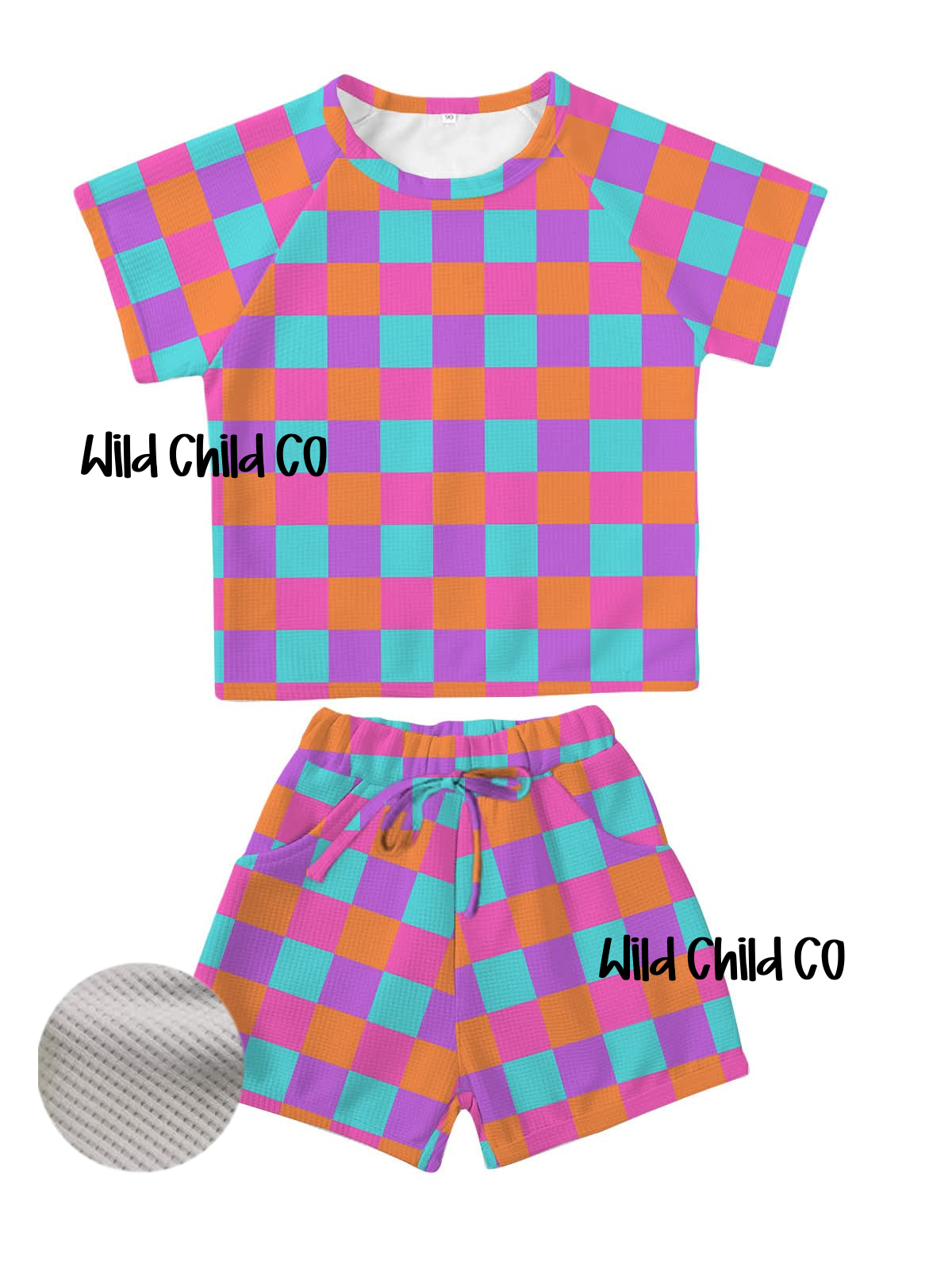 Short Sleeve Waffle Sets